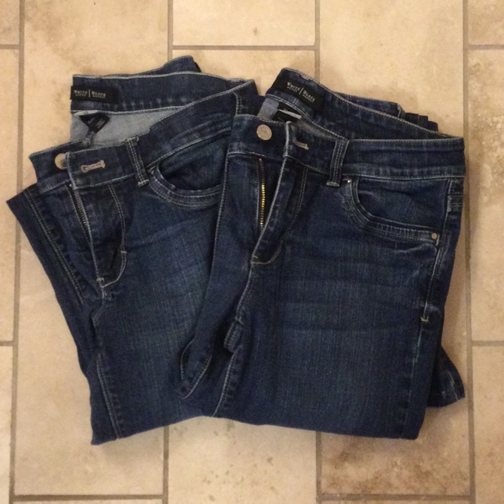 White House Black Market flare leg jeans